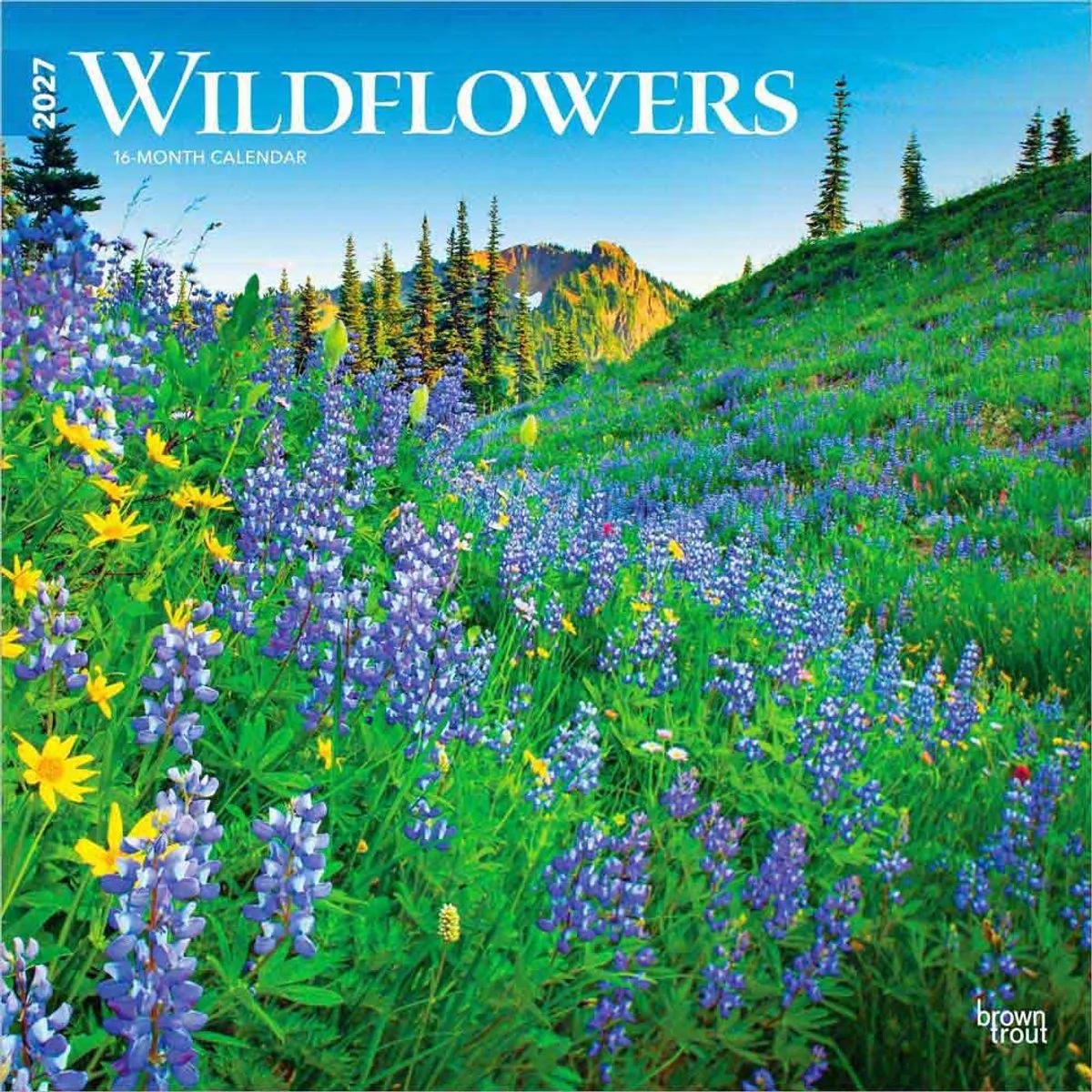 Wildflowers Kalender 2027 van BrownTrout in Meerkleurig – productfoto