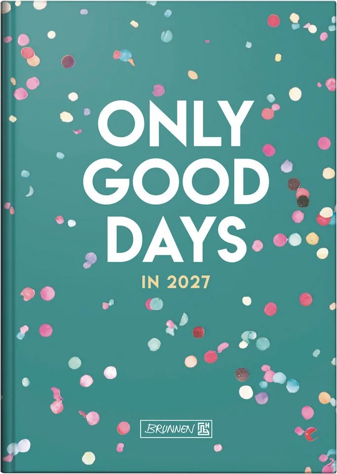 Buchkalender 2027 BRUNNEN Buchkalender A5 Confetti 1S/1T by Brunnen – product photo