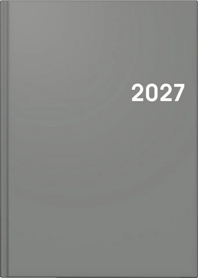 Buchkalender BRUNNEN Buchkalender Mod. 795 2027, A5, Kunststoff de Brunnen en Gris – photo produit