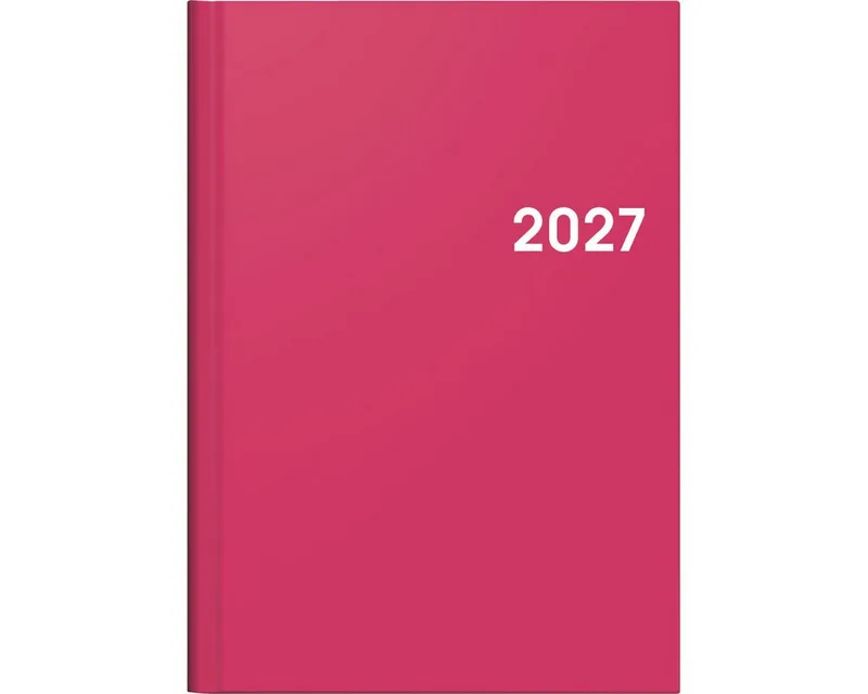 Buchkalender Buchkalender 796 A5 1 Woche/2 Seiten pink 2027 by Brunnen – product photo