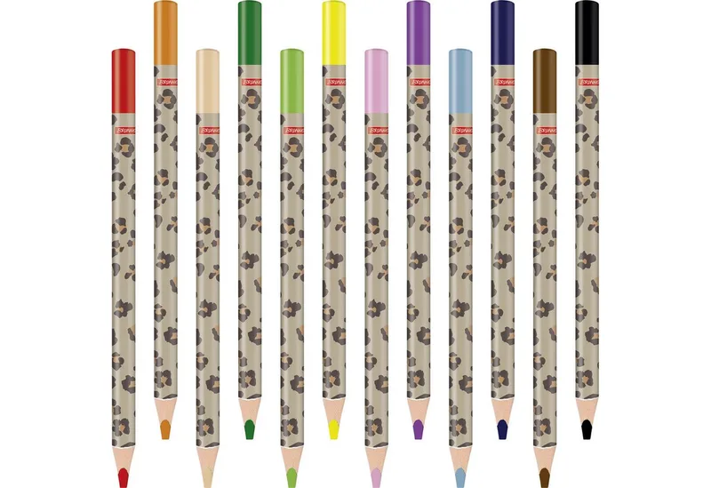 Buntstift Jumbo Buntstifte 12erPack Safari World by Brunnen – product photo
