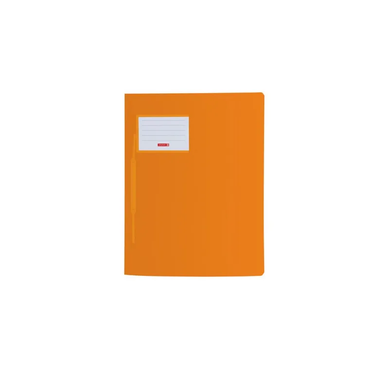 Fächermappe Schnellhefter FACT! Kunststoff orange transluzent DIN A4 von Brunnen – Produktfoto