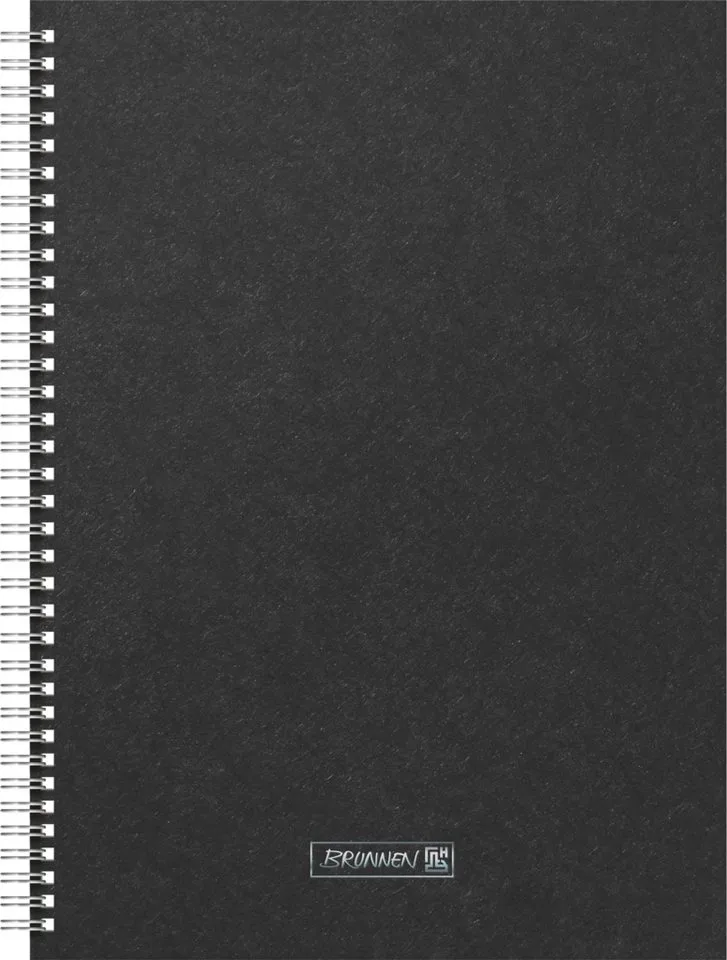 Formularblock BRUNNEN Notizbuch Premium Wire DIN A4 punktkariert schwarz Hardcover 1 från Brunnen – produktbild
