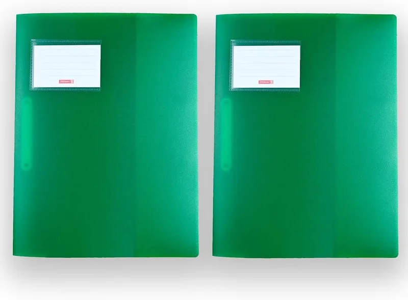 Hefter Brunnen, 2er Set, Schnellhefter FACT!pp A4 by Brunnen in Green – product photo