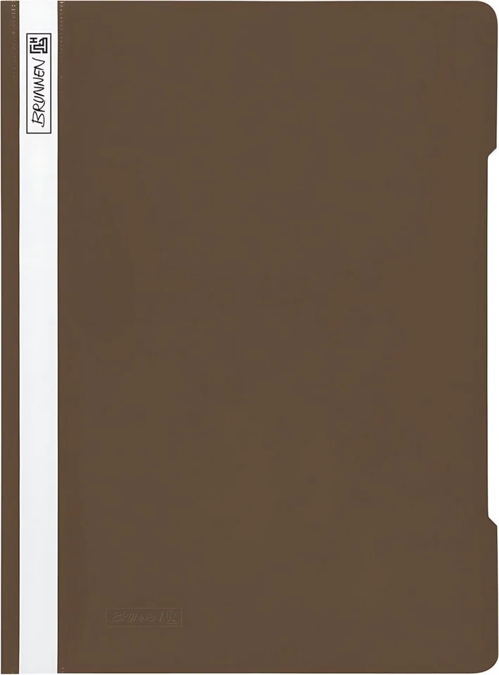 Hefter BRUNNEN Plastik Schnellhefter A4 PP braun de Brunnen – photo produit