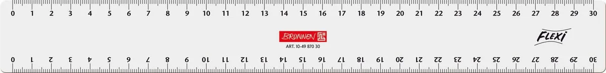 Lineal 30 cm van Brunnen – productfoto