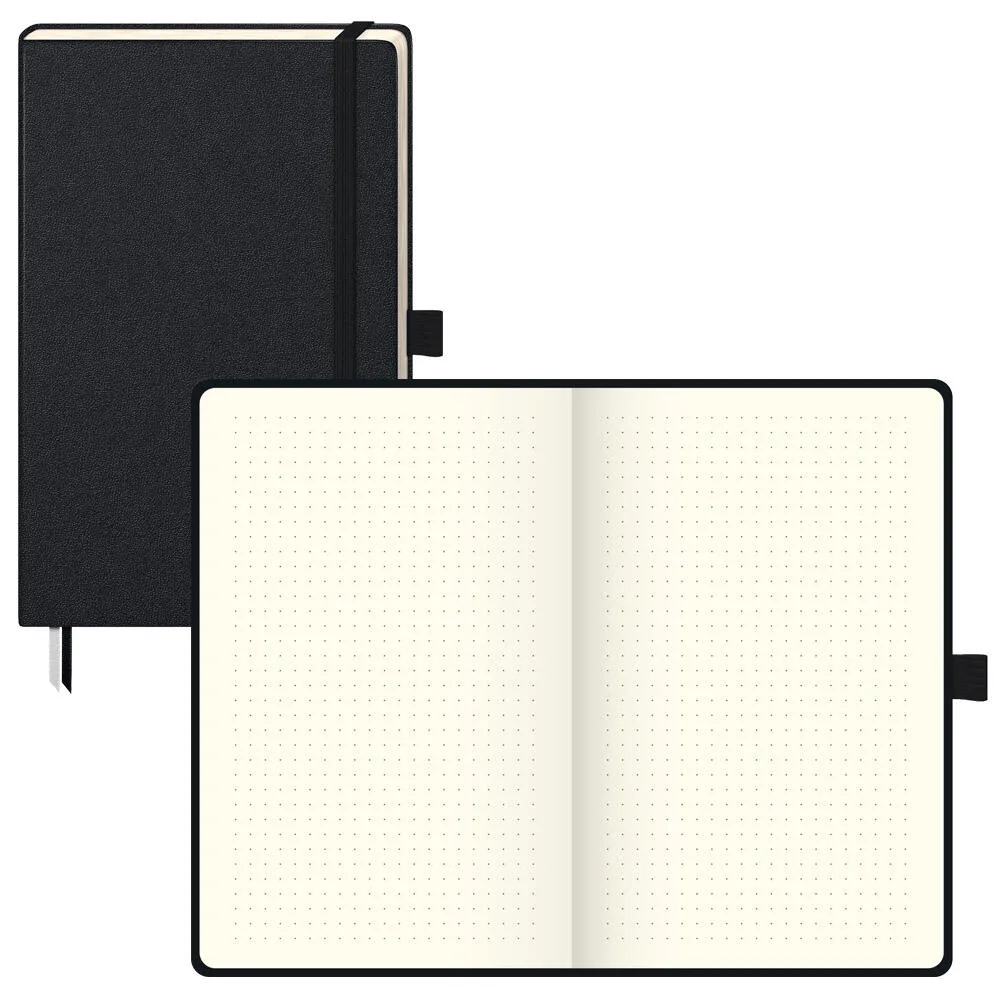 Notizbuch ca. DIN A5 punktraster, 192, davon 16 zum Heraustrennen Seiten van Brunnen – productfoto