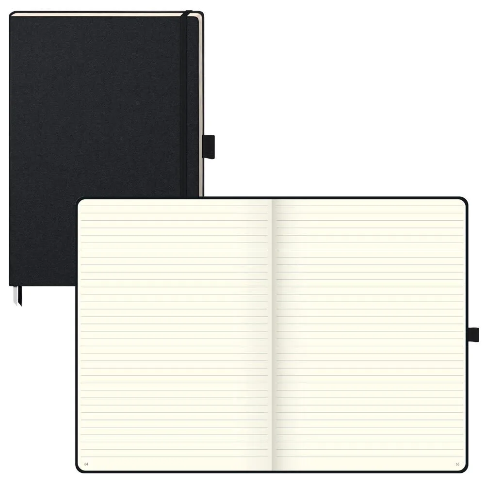 Notizbuch DIN A4 liniert, 192 Seiten van Brunnen – productfoto