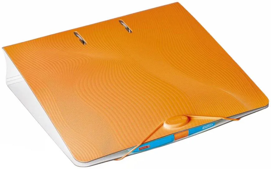 Ordner Rückenbreite 7 cm DIN A4 Kunststoff orange van Brunnen – productfoto