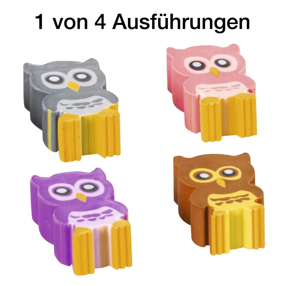 Radiergummi violett, braun, grau, pink van Brunnen – productfoto