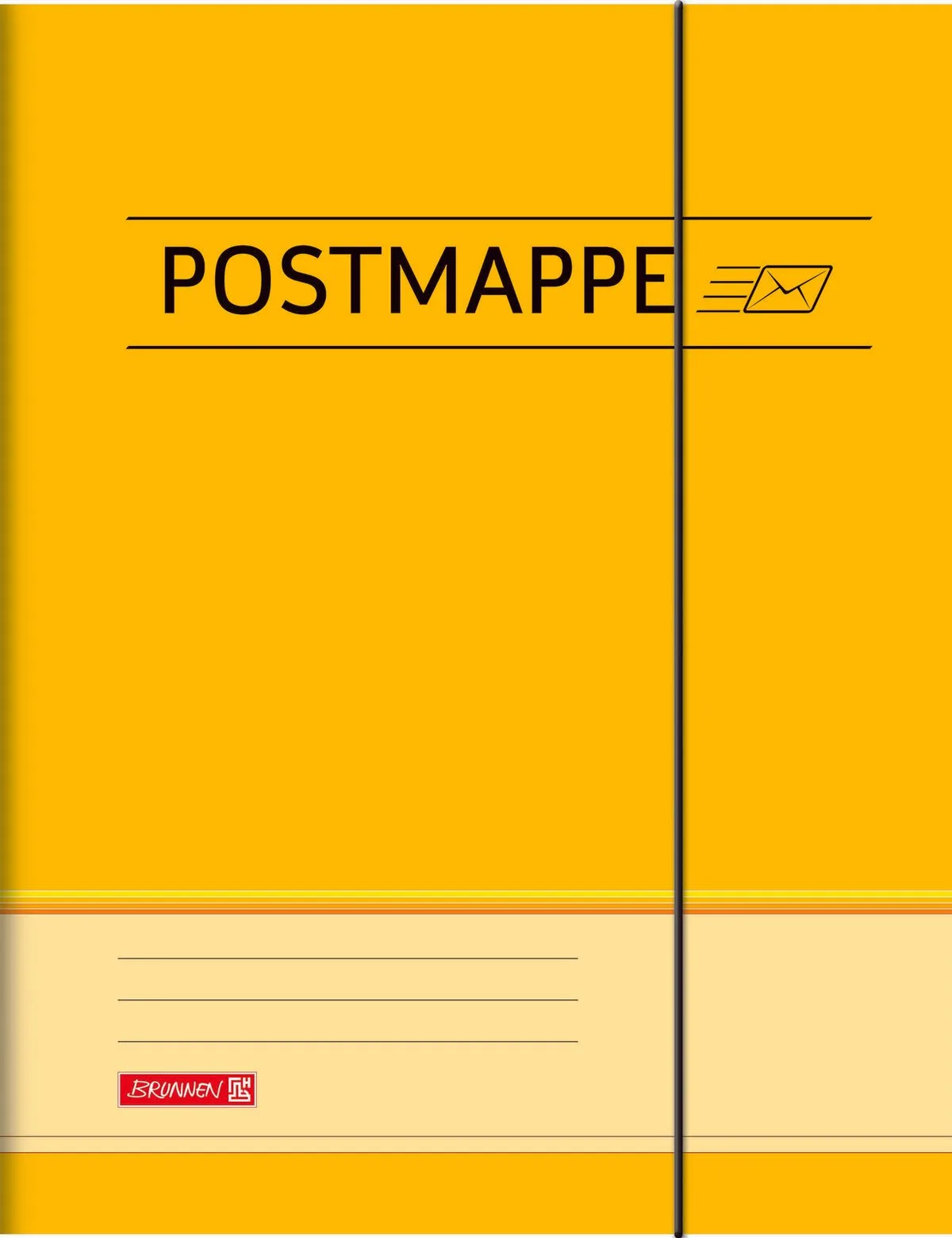 Sammelmappe Postmappe DIN A4 gelb van Brunnen – productfoto