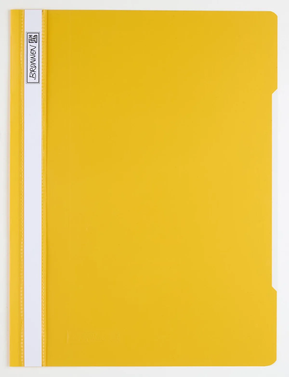Schnellhefter Kunststoff gelb DIN A4 überbreit, 1 St. by Brunnen – product photo