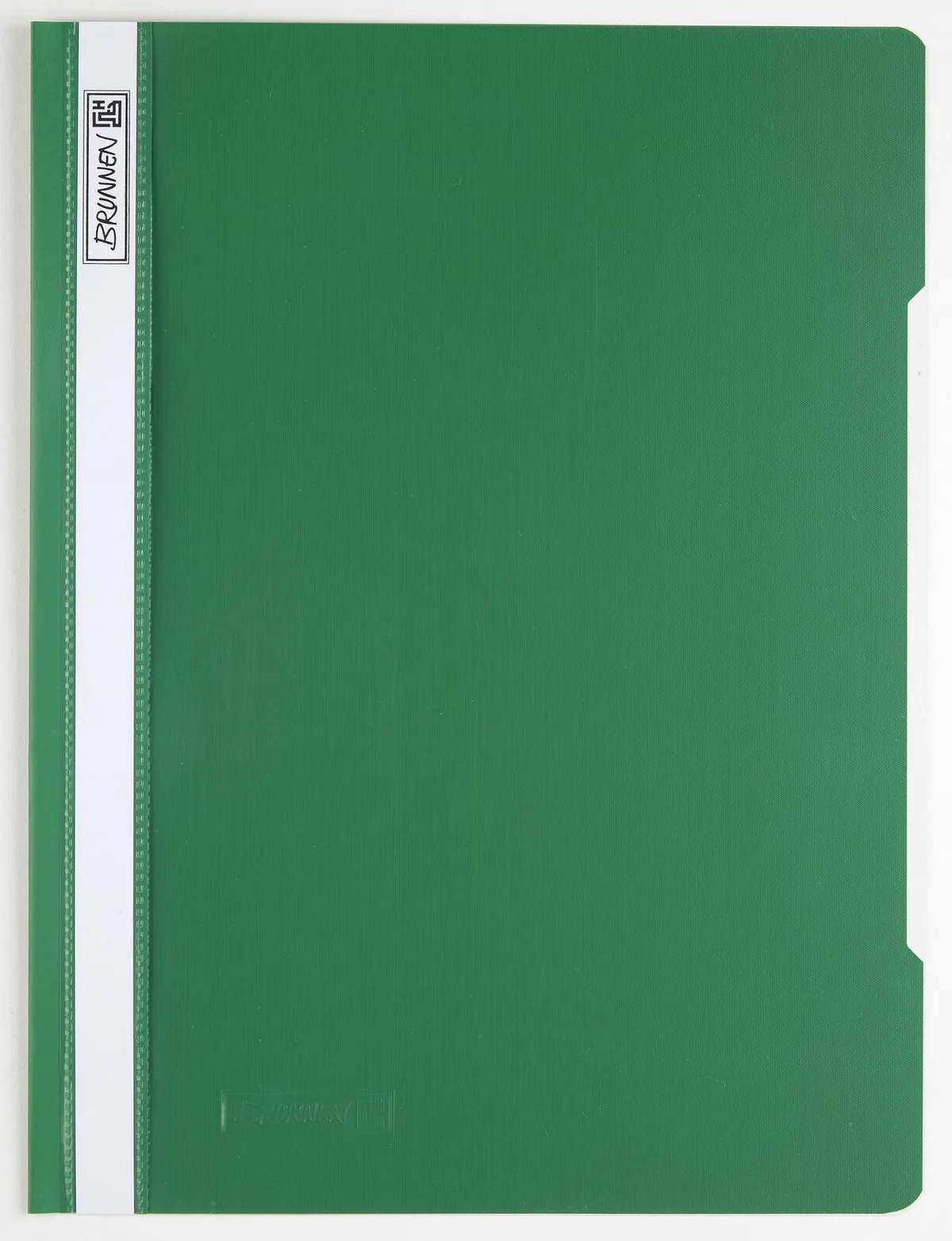 Schnellhefter Kunststoff grün DIN A4 überbreit, 1 St. by Brunnen – product photo