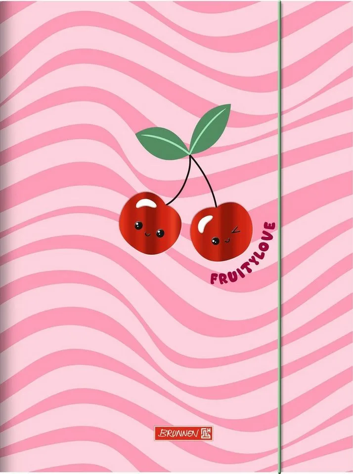 Schülerkalender Brunnen Sammelmappe A3 Karton Fruity Love van Brunnen – productfoto