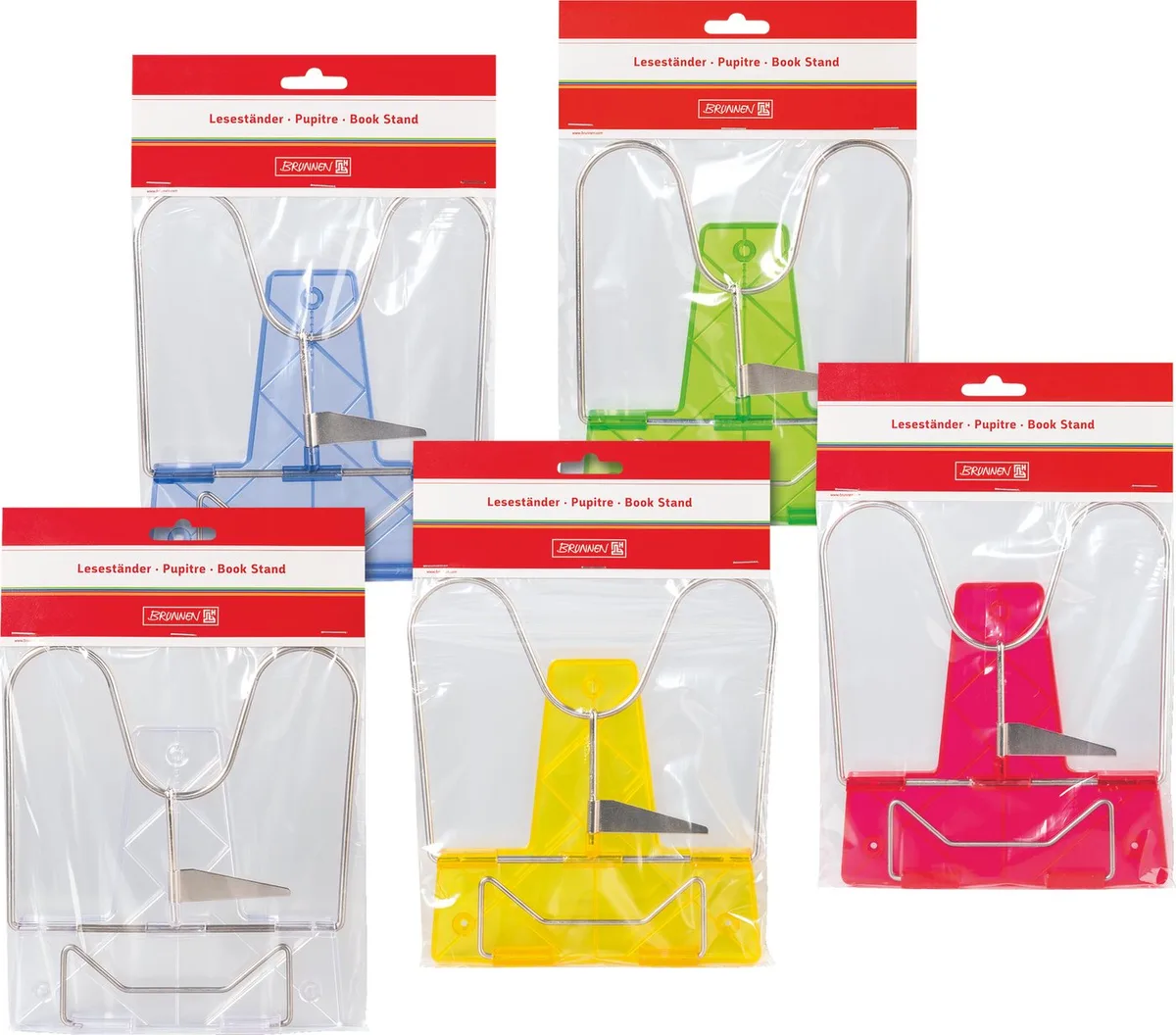 Schulheft 1x Premium Leseständer - 5 Farben verfügbar von Brunnen – Produktfoto