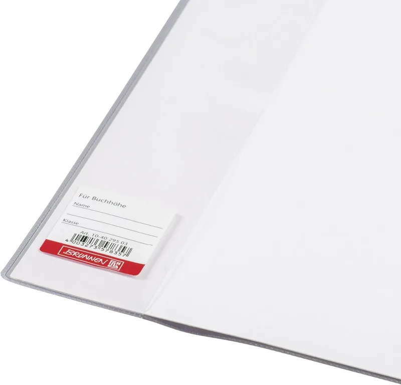Schulheft BRUNNEN Buchschoner transparent, PVC-Folie, 267 mm by Brunnen – product photo