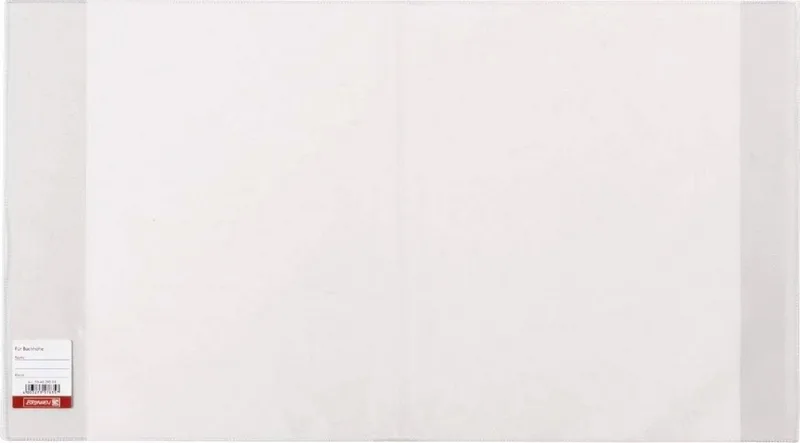 Schulheft BRUNNEN Buchschoner transparent, PVC-Folie, 340 mm von Brunnen – Produktfoto