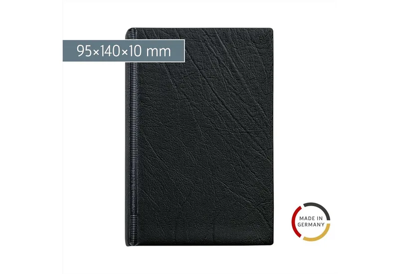 Schulheft BRUNNEN Ringbuch A6 schwarz - 6-Ring-Mechanik mit Einlage und Register by Brunnen – product photo