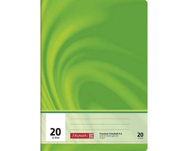 Schulheft BRUNNEN Schulheft A4 Vivendi (32 Blatt, blanko, mit Linienblatt, Linea by Brunnen – product photo