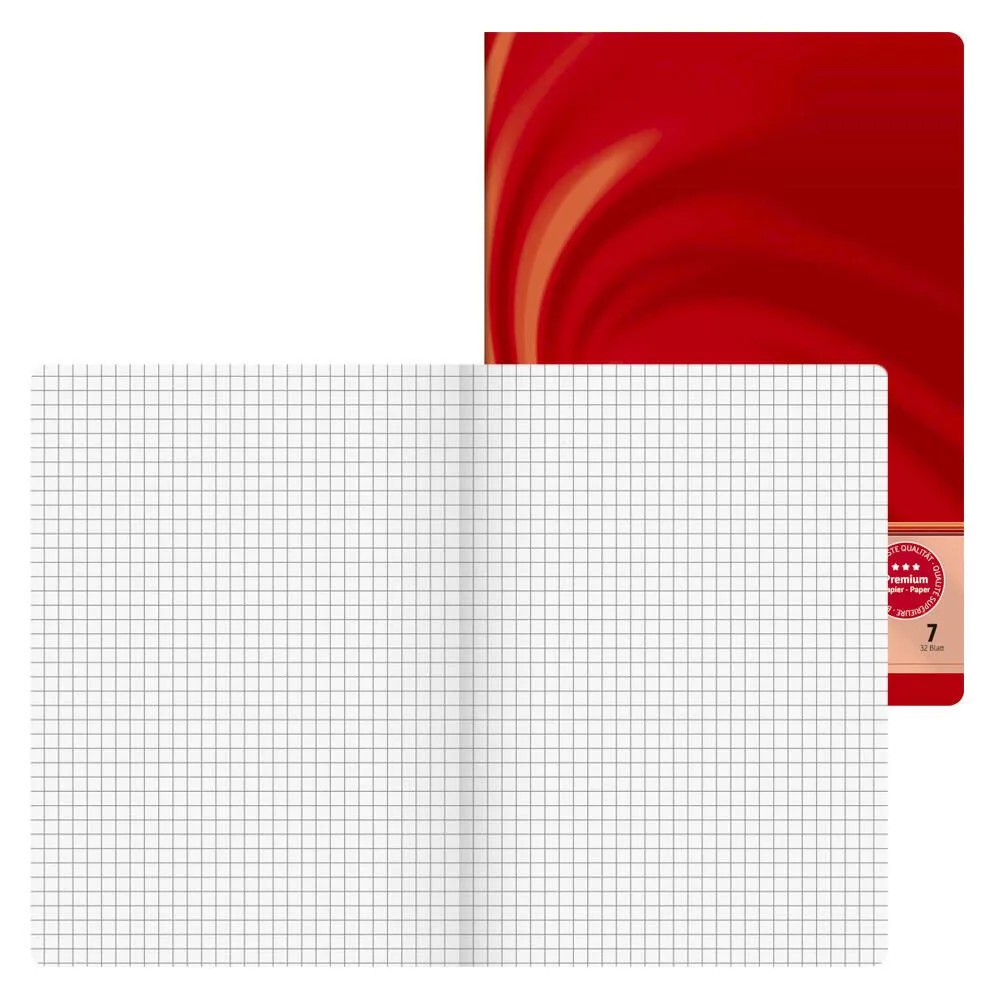 Schulhefte Vivendi kariert, DIN A4, 32 Seiten by Brunnen – product photo