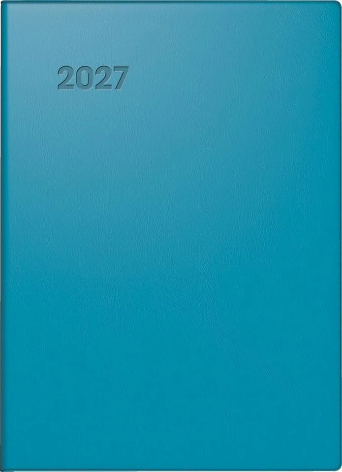 Taschenkalender BRUNNEN Taschenkalender Mod. 731 2027, A6, Kunststoff, petrol de Brunnen – photo produit