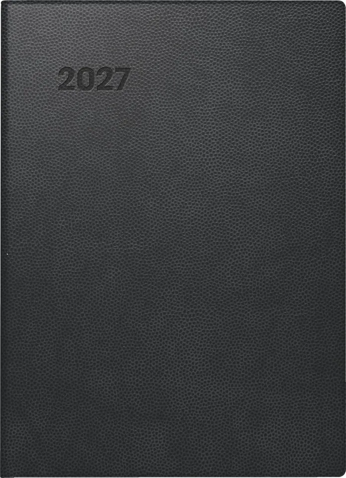 Taschenkalender BRUNNEN Taschenkalender Mod. 731 2027, A6, Kunststoff von Brunnen in Schwarz – Produktfoto