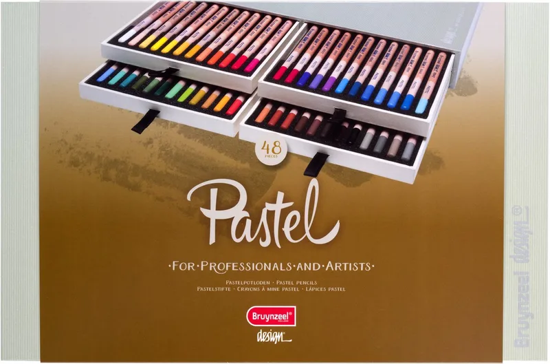 Design pastelpotlood box | 48 kleuren by Bruynzeel in 48 pastelpotloden – product photo