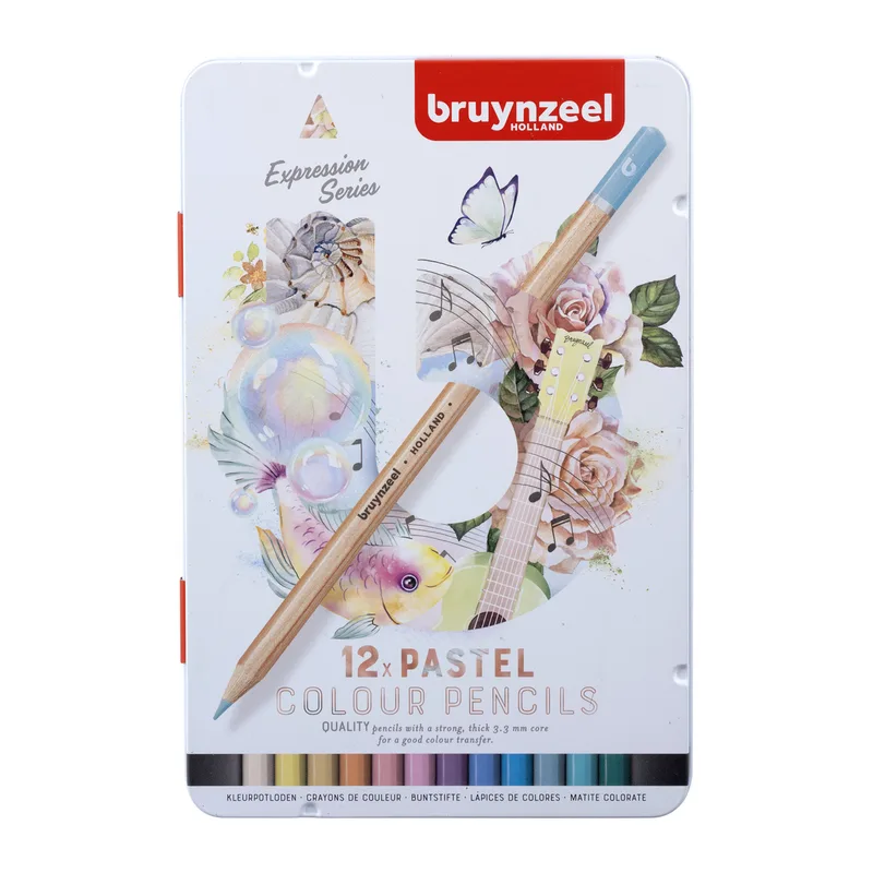 Kleurpotlood bruynzeel expression blik 12st ass pa | 6 stuks by Bruynzeel – product photo