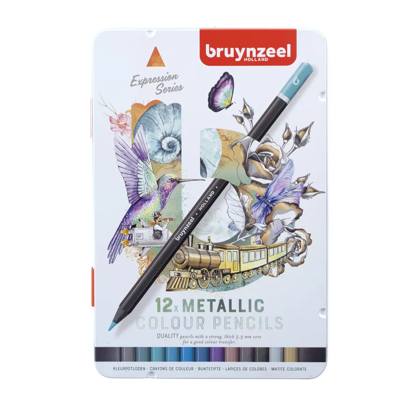 Kleurpotlood bruynzeel expression blik 12x mtl ass | 6 stuks by Bruynzeel – product photo