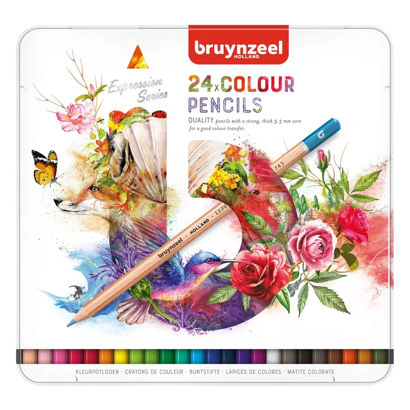 Kleurpotlood bruynzeel expression blik 24st ass | 6 stuks by Bruynzeel – product photo