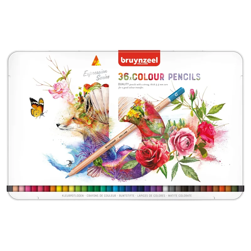 Kleurpotlood bruynzeel expression blik 36st ass | 4 stuks by Bruynzeel – product photo