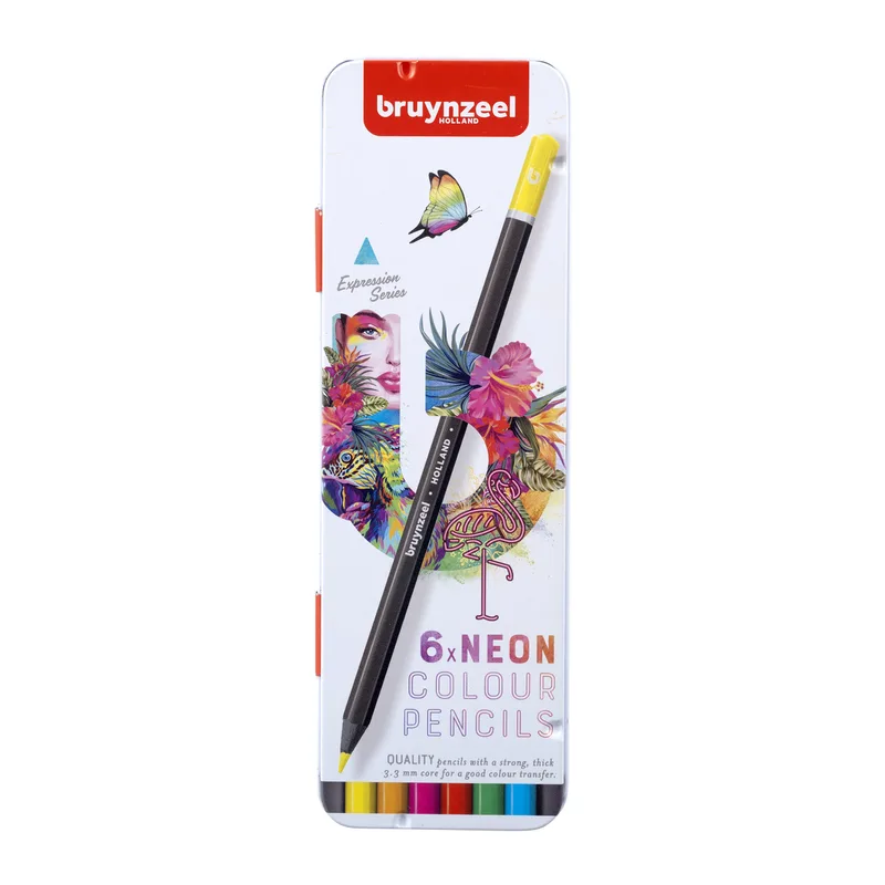 Kleurpotlood bruynzeel expression blik 6st ass ne | 6 stuks by Bruynzeel – product photo