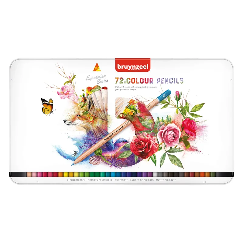 Kleurpotlood bruynzeel expression blik 72st ass | 4 stuks by Bruynzeel – product photo