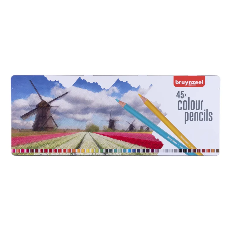 Kleurpotlood bruynzeel holland blik 45st ass | 4 stuks by Bruynzeel – product photo