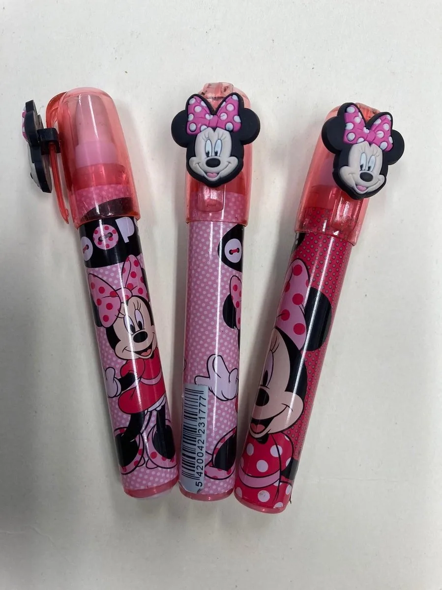Minnie Mouse gummen. von Bruynzeel in Rosa – Produktfoto