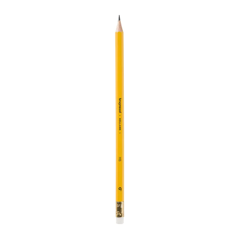 Potlood bruynzeel burotek hb met gum | 12 stuks by Bruynzeel – product photo