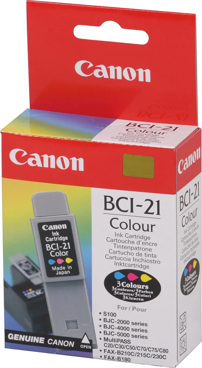 BCI-21 - Inktcartridge by Canon in Kleur – product photo