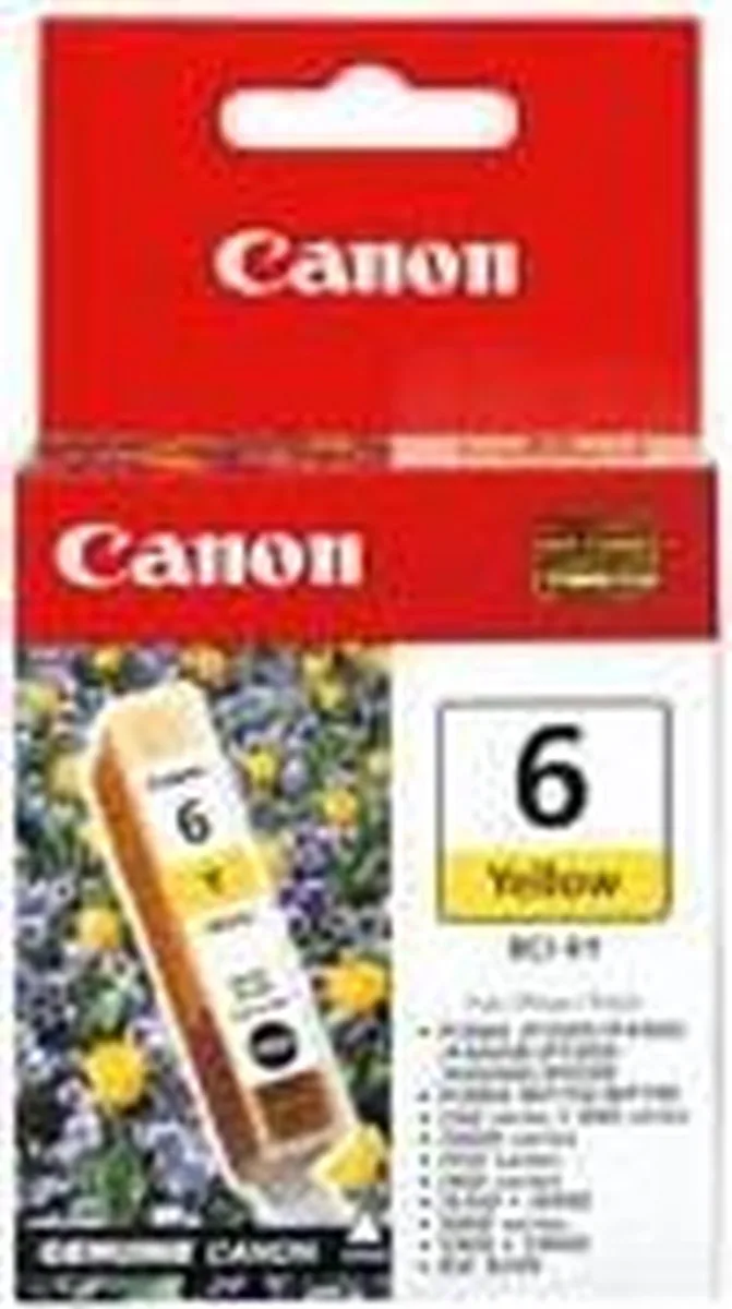 BCI-6Y - Inktcartridge by Canon in Yellow – product photo