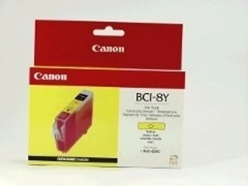 BCI-8 inktcartridge standard capacity 1-pack - refill de Canon en Jaune – photo produit