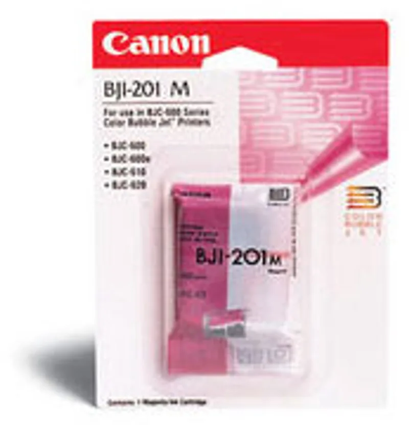 BJI-201M - Inktcartridge / Rood de Canon en Magenta – photo produit