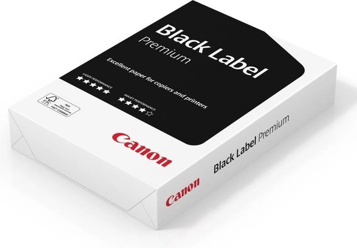 Black Label Premium - FSC papier voor inkjetprinter - A5 - 500 Vellen de Canon en Blanc – photo produit