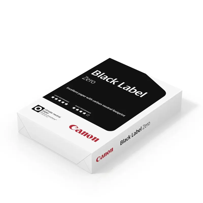 Black Label Zero 99840354 Universal Druckerpapier Kopierpapier DIN A4 80 g/m² 2500 Blatt Weiß de Canon – photo produit