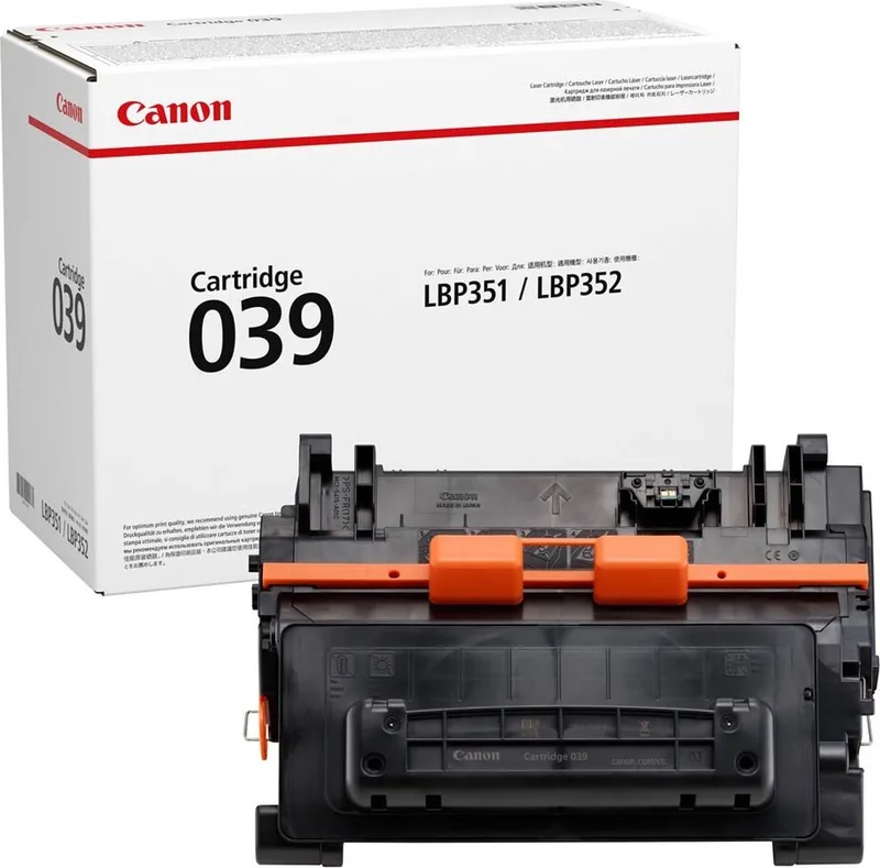 Canon - 039BK - 0287C001 - Toner von Canon in Schwarz – Produktfoto