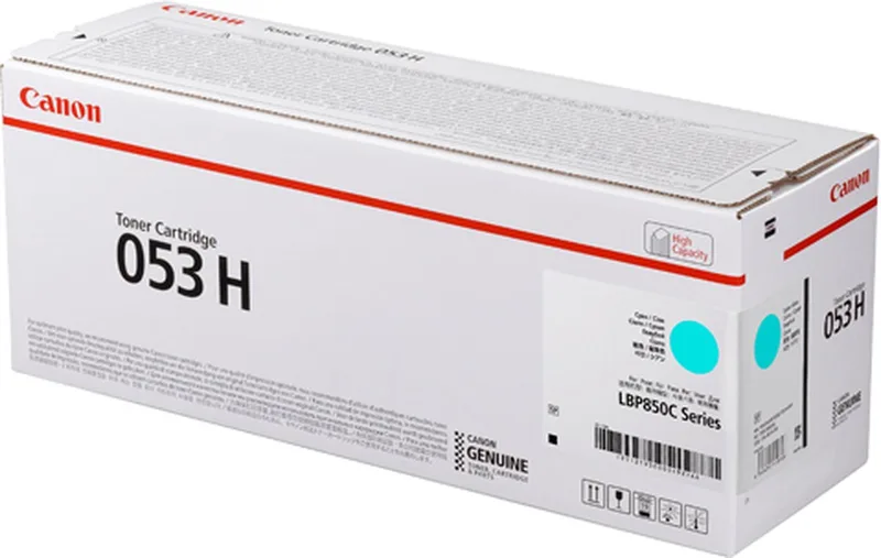 Canon 053 H tonercartridge 1 stuk(s) Origineel von Canon in Cyaan – Produktfoto