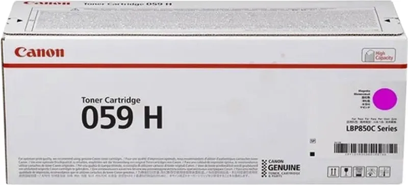 Canon 059 H - Hoge capaciteit - origineel - tonercartridge - voor i-SENSYS LBP852Cx;Satera LBP851C;LBP852Ci by Canon in Magenta – product photo