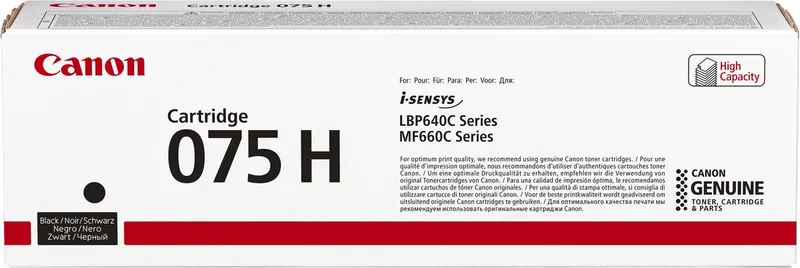 Canon 075 H tonercartridge 1 stuk(s) Origineel von Canon in Schwarz – Produktfoto