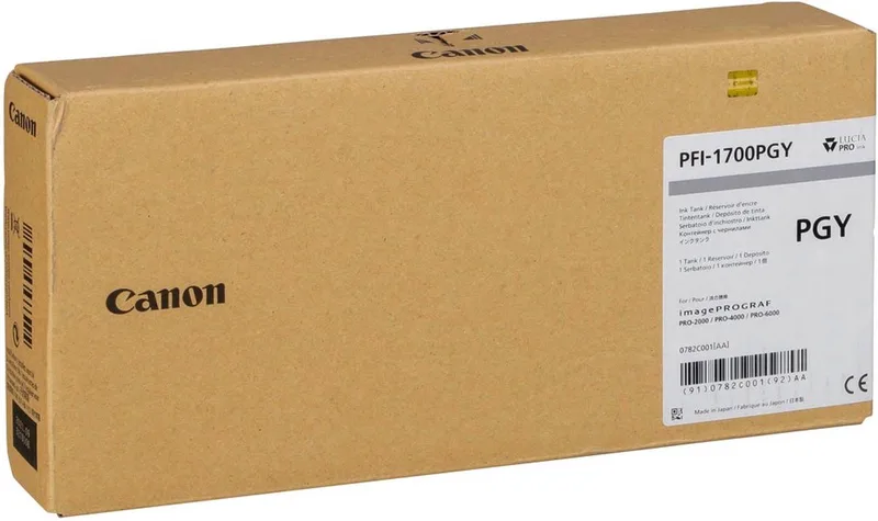 Canon - 0782C001 - PFI-1700PGY - Inktcartridge de Canon en Gris – photo produit