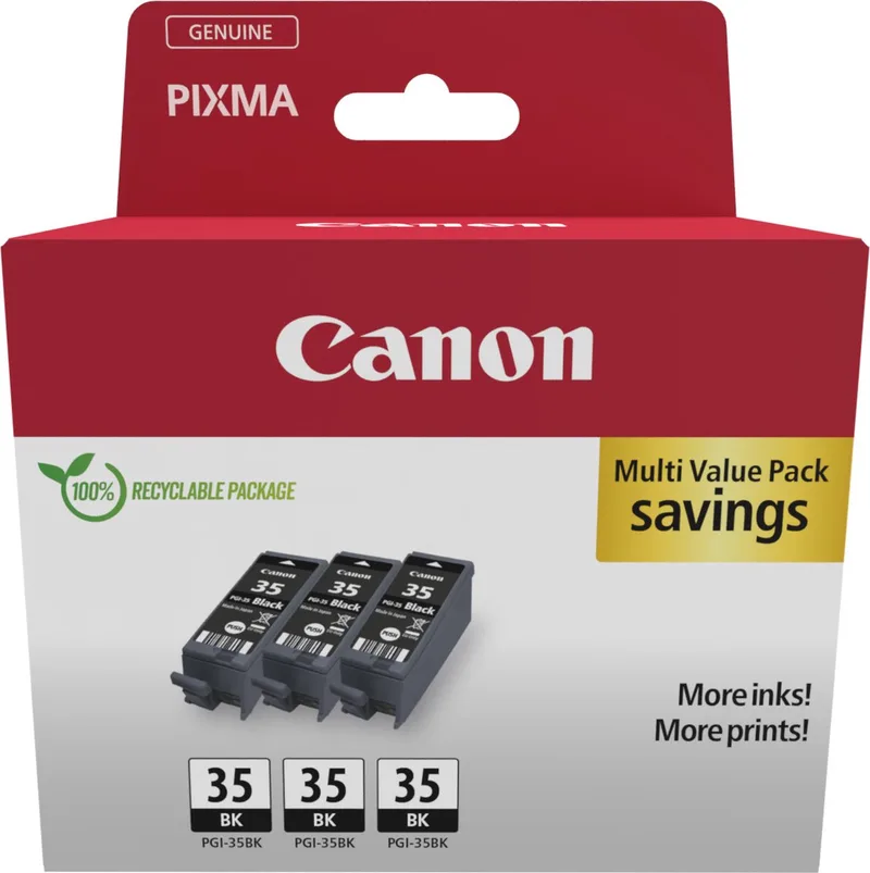 Canon 1509B028 inktcartridge 3 stuk(s) Origineel de Canon en Noir – photo produit