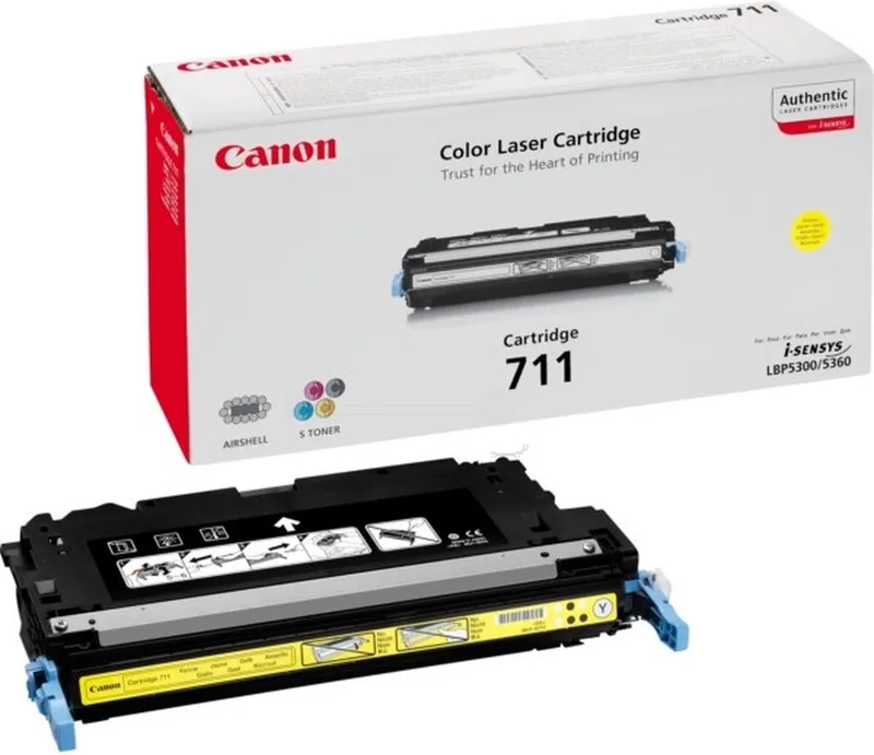 Canon - 1657B002 - 711Y - Toner fra Canon i Gul – produktbillede