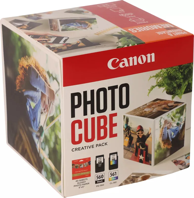 Canon 3713C013 inktcartridge 2 stuks, origineel, standaard rendement, cyaan, magenta, geel van Canon – productfoto